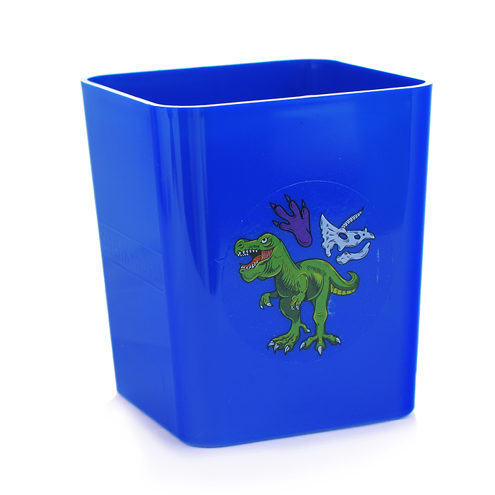 Подставка настольная пластиковая Base, Dino Planet, синяя Подставка настольная пластиковая Base, Dino Planet, синяя