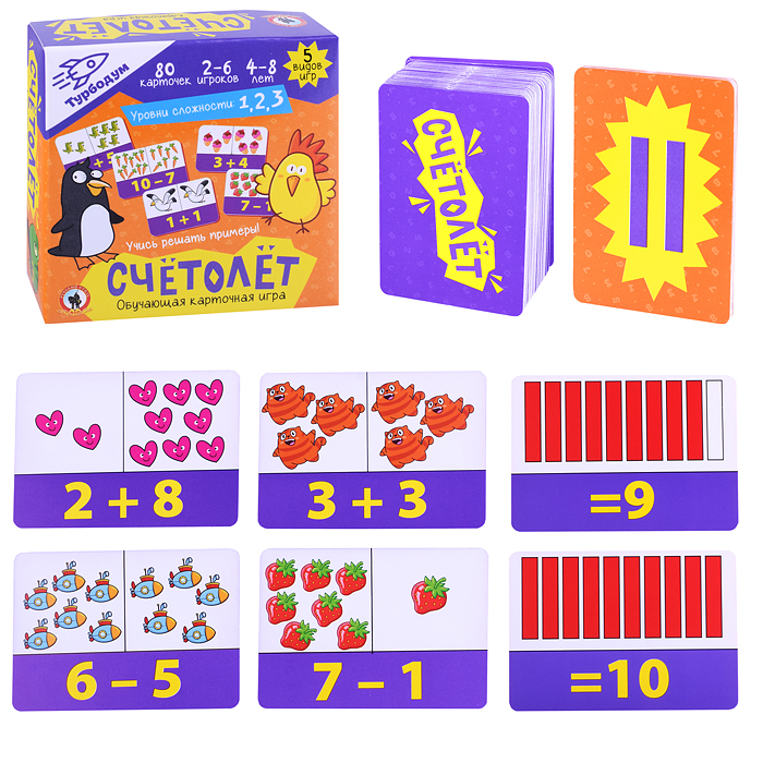 Игра карточная «Счётолёт» Турбодум Игра карточная «Счётолёт» Турбодум