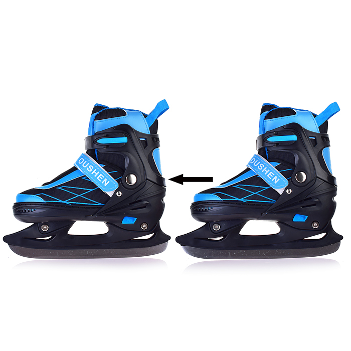 Фото к товару Коньки детские 00-3117 размер S, синий Коньки детские 00-3117 размер S, синий