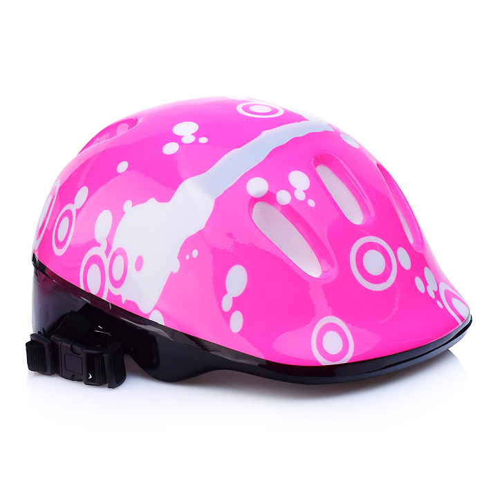 Фото к товару Ролики детские, M с комплектом защиты, цвет розовый с белым, цветные колеса Ролики детские, M с комплектом защиты, цвет розовый с белым, цветные колеса