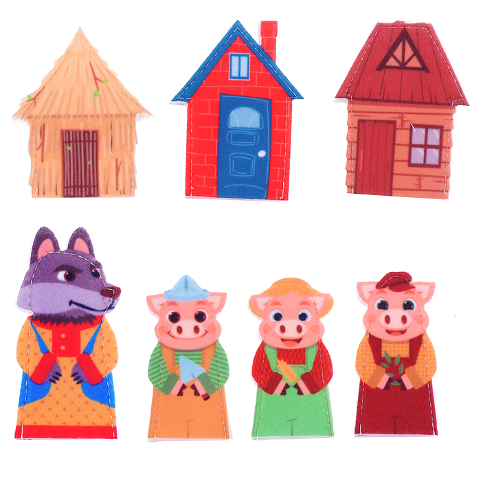 Пальчиковый театр "Три поросенка" Пальчиковый театр "Три поросенка"