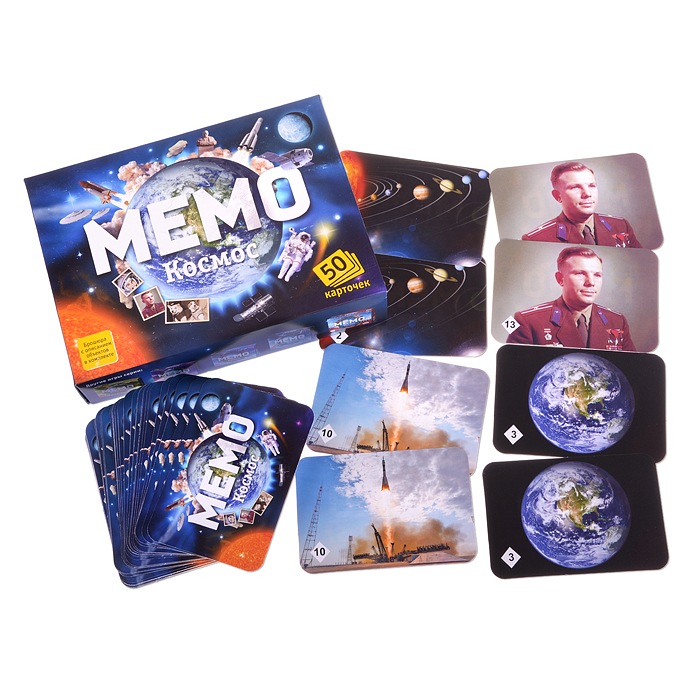 Мемо "Космос" (50 карточек) Мемо "Космос" (50 карточек)