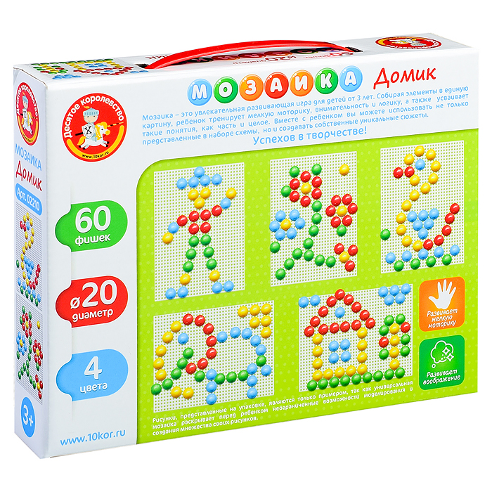 Фото к товару Мозаика "Домик" d20/60 эл Мозаика "Домик" d20/60 эл