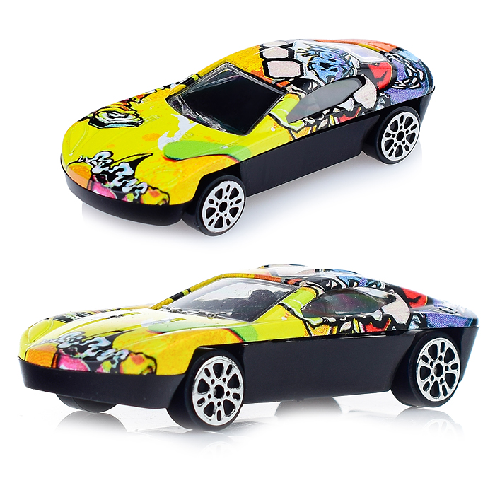 Машина K161B2 "Графити" металл., в пакете Машина K161B2 "Графити" металл., в пакете