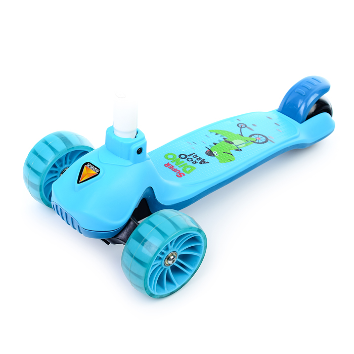 Фото к товару Самокат U038245Y 3-х кол., голубой, светящиеся колёса, PU, ABEC 7, в коробке Самокат U038245Y 3-х кол., голубой, светящиеся колёса, PU, ABEC 7, в коробке