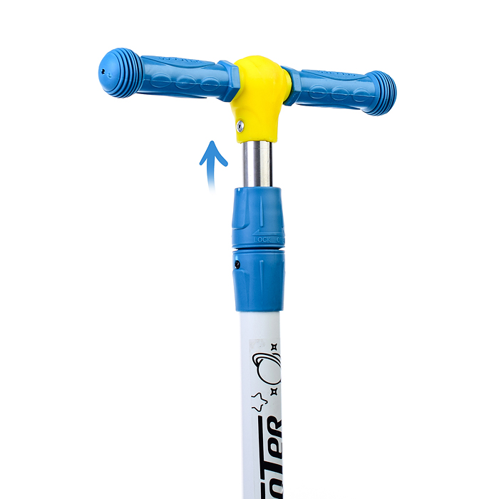 Фото к товару Самокат U038245Y 3-х кол., голубой, светящиеся колёса, PU, ABEC 7, в коробке Самокат U038245Y 3-х кол., голубой, светящиеся колёса, PU, ABEC 7, в коробке