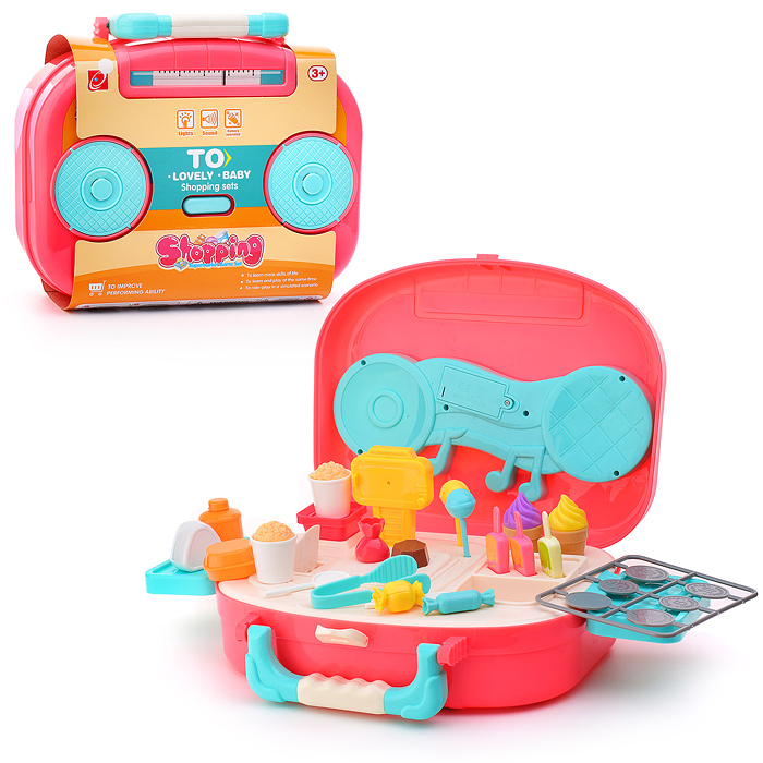 Игровой набор "Кафе" 668-67 в чемодане Игровой набор "Кафе" 668-67 в чемодане