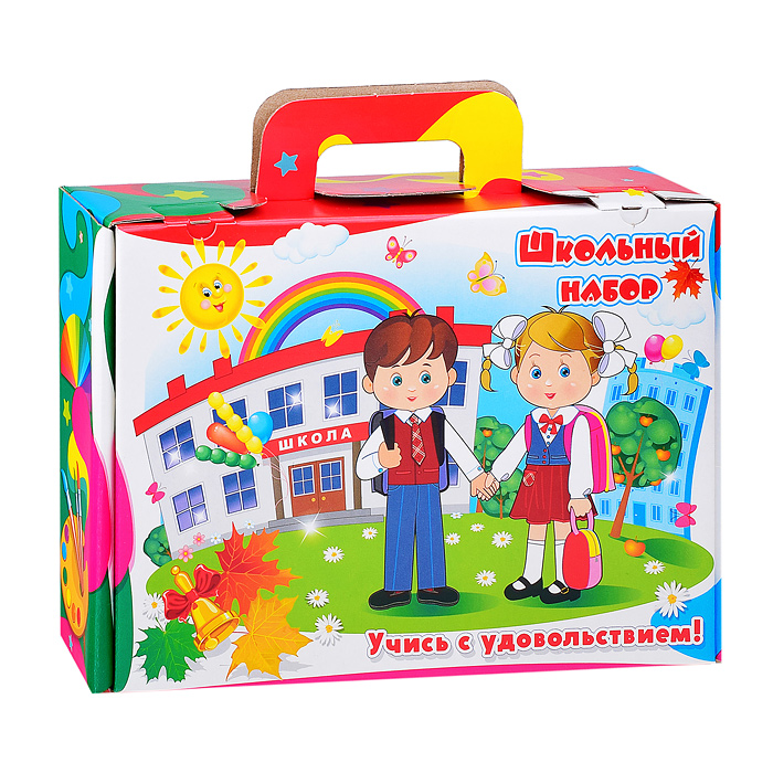 Коробка-раскраска для школьного набора Коробка-раскраска для школьного набора