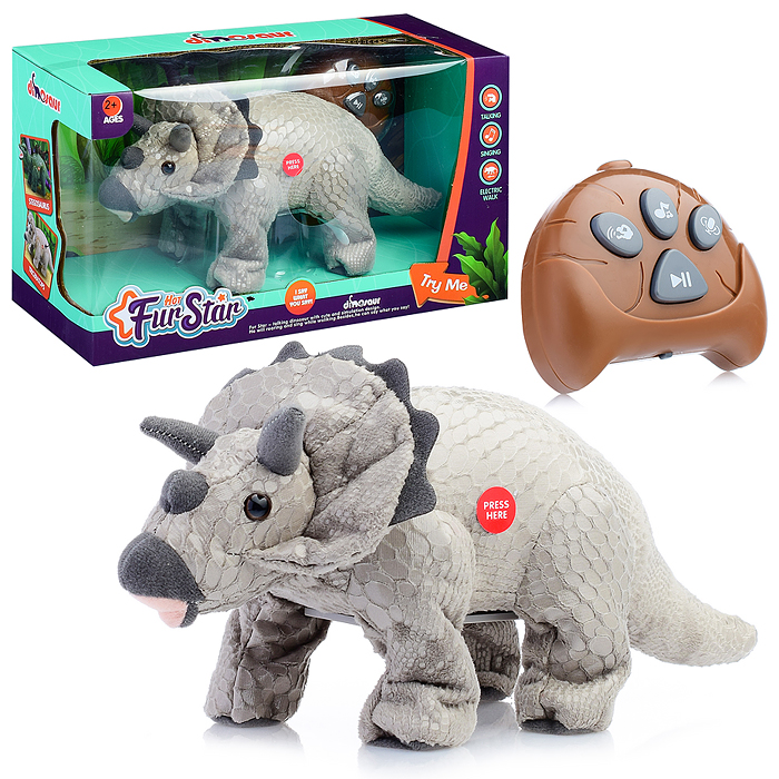 Динозавр мягкий T861 р/у, 27MHz в коробке Динозавр мягкий T861 р/у, 27MHz в коробке