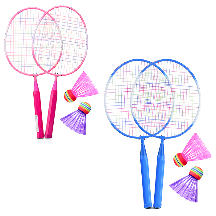 Бадминтон 00-0639 (2 ракетки, 2 волана) в сетке 
