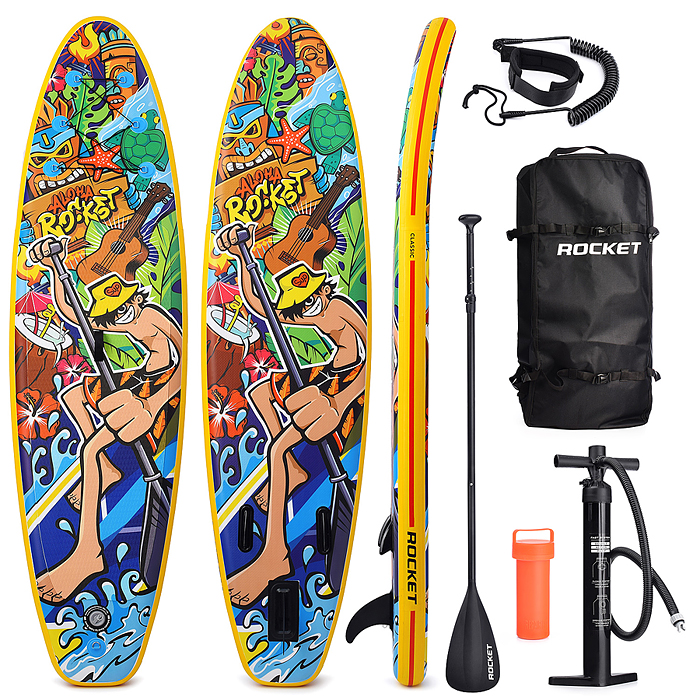 Надувная SUP-доска ROCKET (SUP-board 10,6ʺ 320*80*15 см) Надувная SUP-доска ROCKET (SUP-board 10,6ʺ 320*80*15 см)