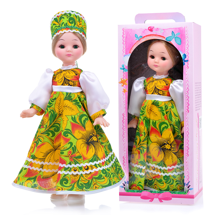 Кукла Василина Хохлома 45см., в коробке Кукла Василина Хохлома 45см., в коробке