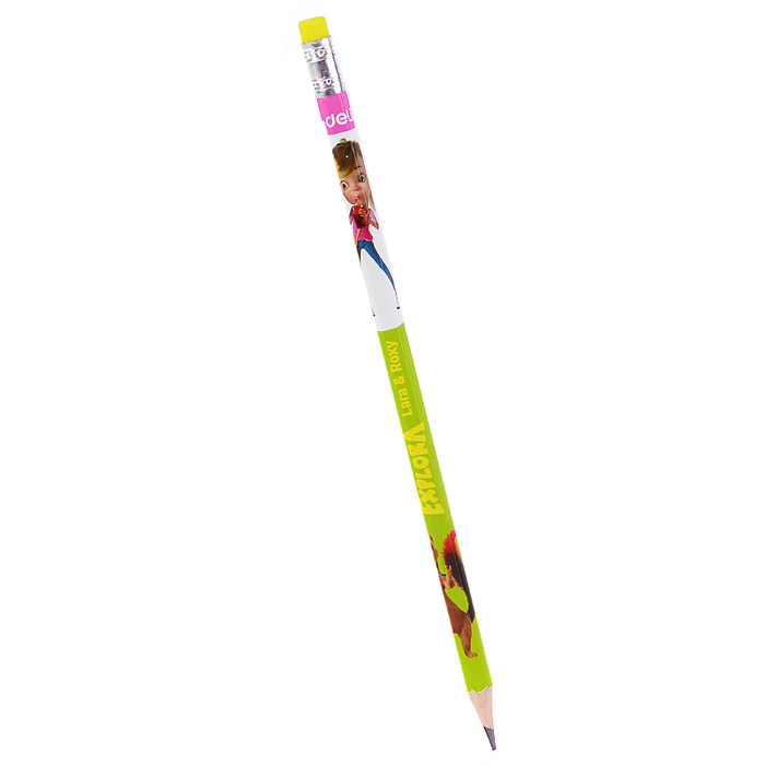 Фото к товару Карандаш чернографит супермягкий дерево тополь ластик корпус с рисунком ассорти Карандаш чернографит супермягкий дерево тополь ластик корпус с рисунком ассорти