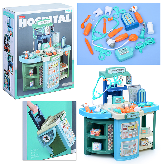 Игровой набор 14P08 "Госпиталь" в коробке Игровой набор 14P08 "Госпиталь" в коробке