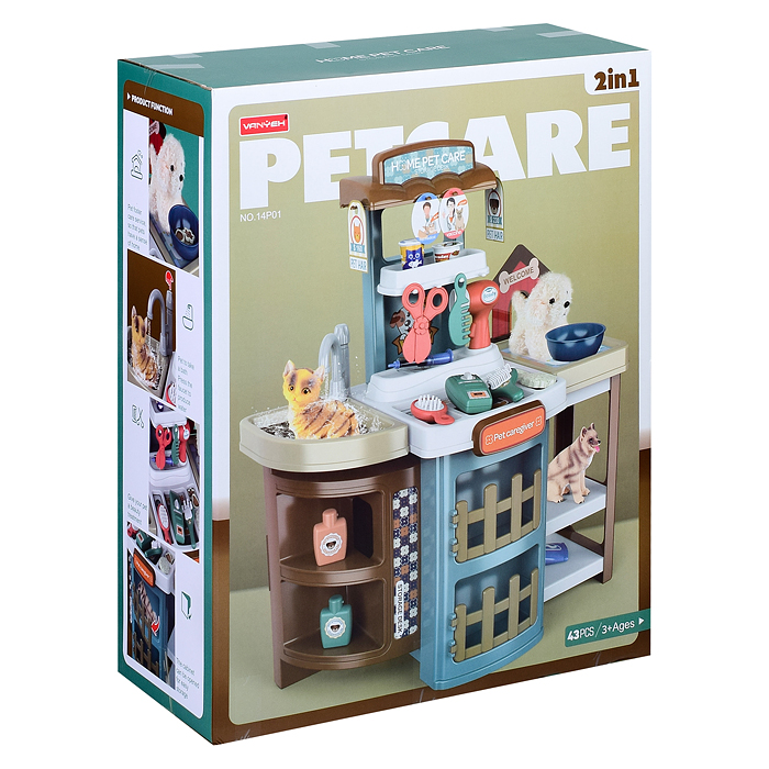 Фото к товару Игровой набор 14P01 "Грумер" в коробке Игровой набор 14P01 "Грумер" в коробке