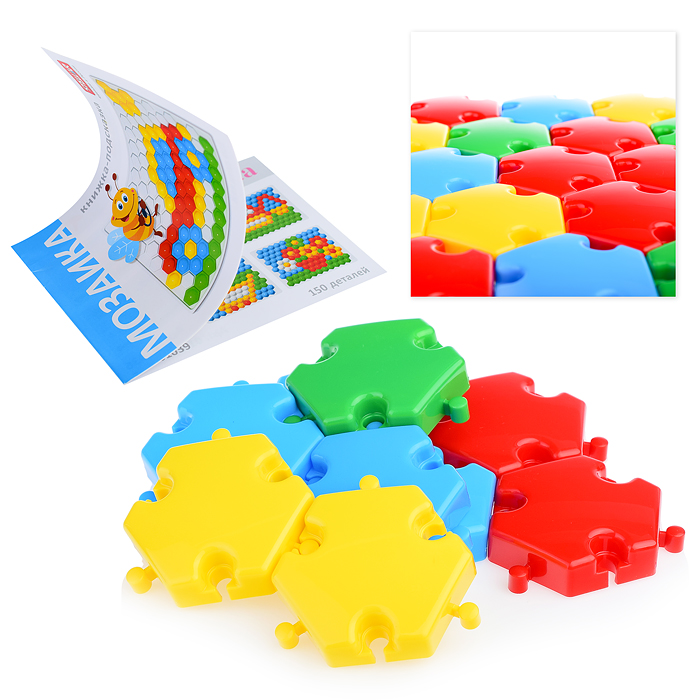 Мозаика Полянка (диаметр 60мм/26 деталей), в п/пакете Мозаика Полянка (диаметр 60мм/26 деталей), в п/пакете