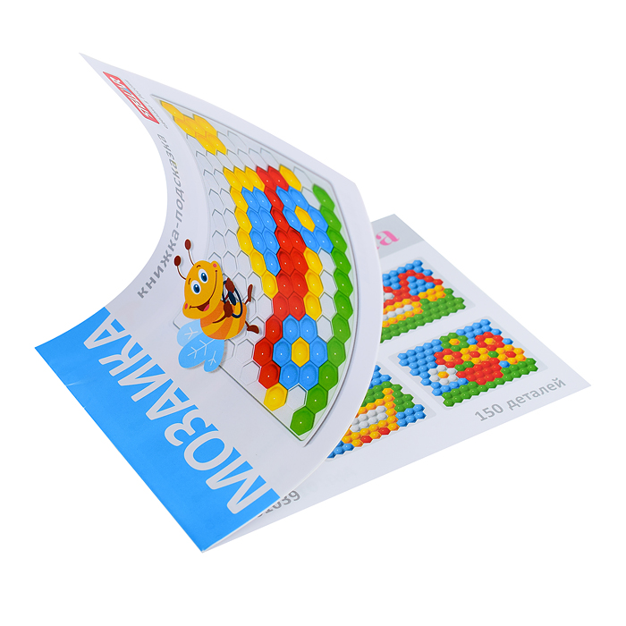 Фото к товару Мозаика Полянка (диаметр 60мм/26 деталей), в п/пакете Мозаика Полянка (диаметр 60мм/26 деталей), в п/пакете