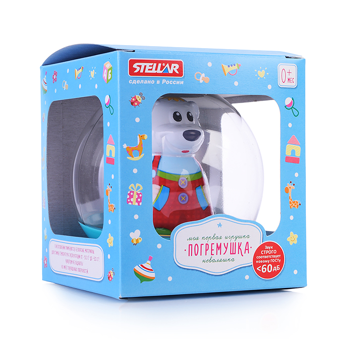 Фото к товару Погремушка "Неваляшка Мишка" Погремушка "Неваляшка Мишка"