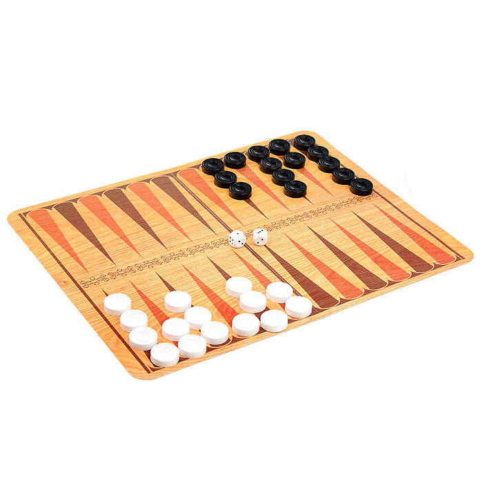 Фото к товару Шашки/нарды большие Шашки/нарды большие