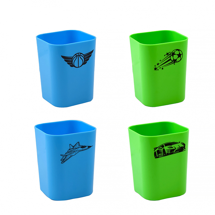 Фото к товару Набор подставок для пишущих принадлежностей "Champions" 4 пластиковых подставки 6,9x6,9x8,9 Набор подставок для пишущих принадлежностей "Champions" 4 пластиковых подставки 6,9x6,9x8,9