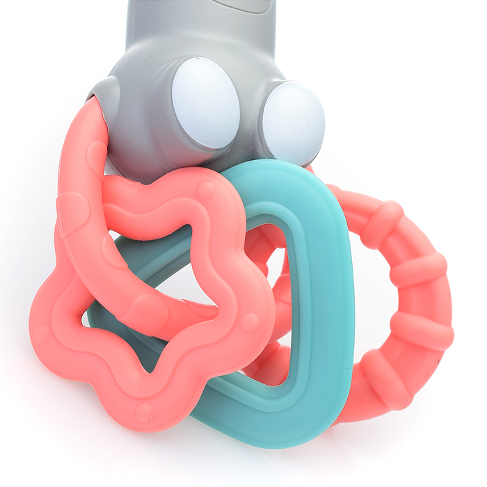 Погремушка Y0014-4 "Собачка" на батарейках, в коробке