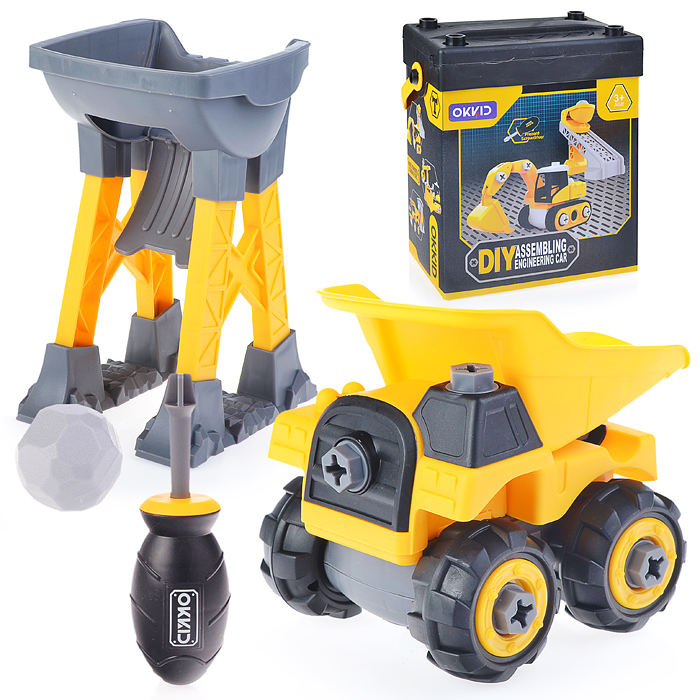 Машина - конструктор 1043 "Строительная техника" в коробке Машина - конструктор 1043 "Строительная техника" в коробке