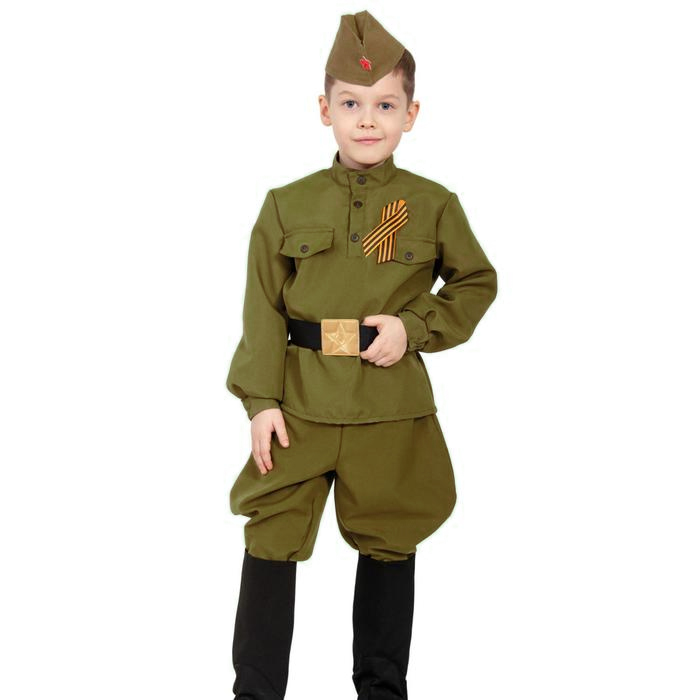 Костюм "Солдатик" (без сапог) текстиль дет. р-р S (рост 110-116) Костюм "Солдатик" (без сапог) текстиль дет. р-р S (рост 110-116)