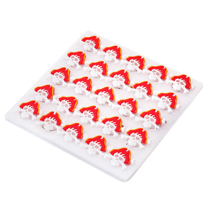 Фото к товару Значок 00-2901 "Пиратский череп" с подсветкой Значок 00-2901 "Пиратский череп" с подсветкой