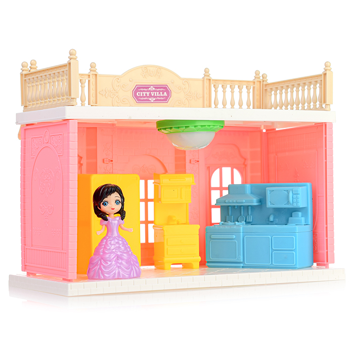 Фото к товару Дом для кукол JRD967-64A "Сказка" в коробке Дом для кукол JRD967-64A "Сказка" в коробке