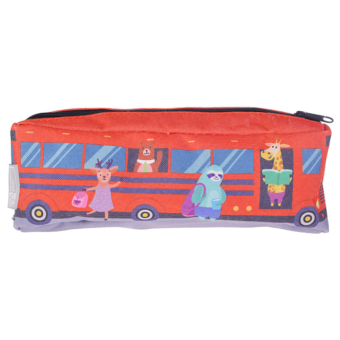 Пенал на молнии "Школьный автобус" Пенал на молнии "Школьный автобус"