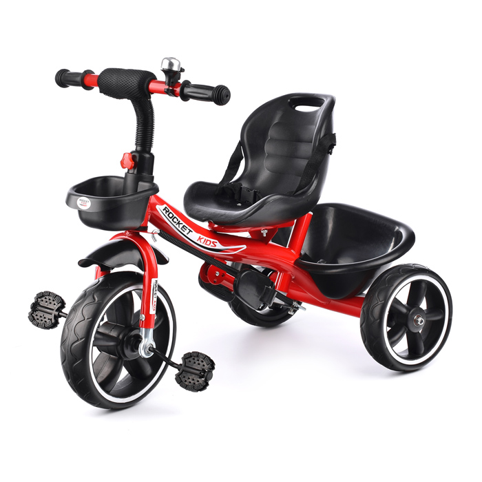 Фото к товару Велосипед 604-5-3 3-х колесный, красный Велосипед 604-5-3 3-х колесный, красный