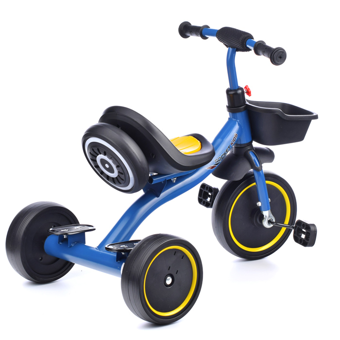 Фото к товару Велосипед XEL-2021-1, 3-х колесный, синий Велосипед XEL-2021-1, 3-х колесный, синий