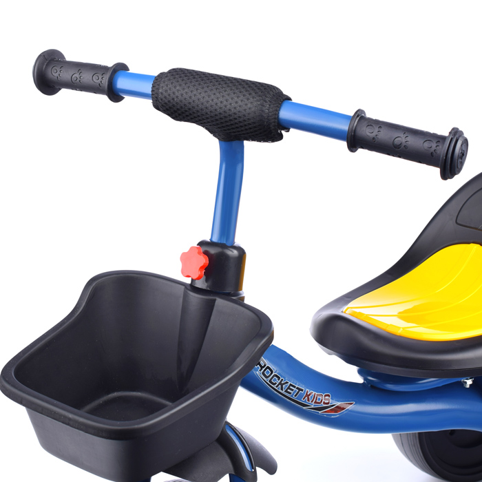 Фото к товару Велосипед XEL-2021-1, 3-х колесный, синий Велосипед XEL-2021-1, 3-х колесный, синий