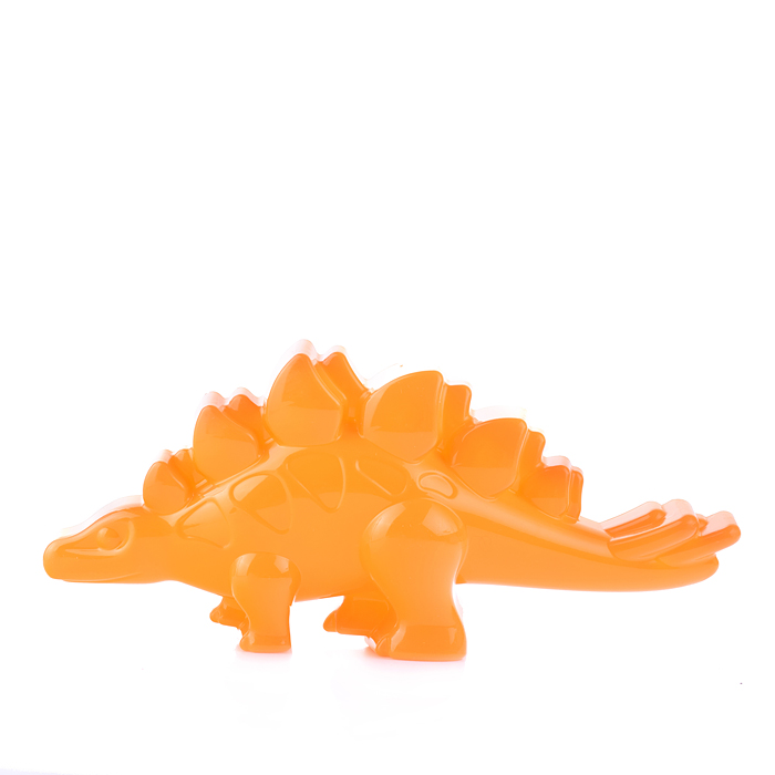 Набор №665: ведро-цветок среднее №4, лопатка №5, грабельки №5, формочки (динозавр №1 + динозавр №2)