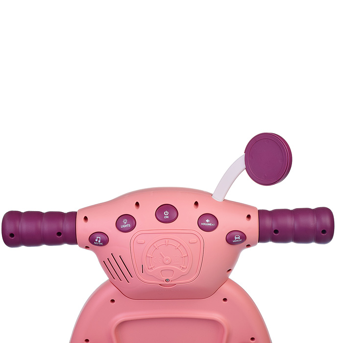 Фото к товару Ходунки 922-605 "Мотобайк" свет, звук, розовый Ходунки 922-605 "Мотобайк" свет, звук, розовый