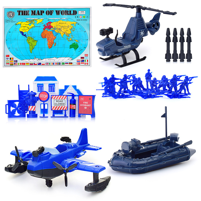 Набор полиции YH-116P "Станция" в пакете Набор полиции YH-116P "Станция" в пакете