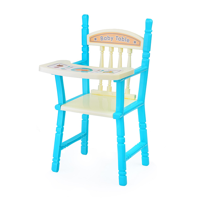 Фото к товару Набор для кукол ZB548-41 (стульчик, люлька, приборы для кормления) в пакете Набор для кукол ZB548-41 (стульчик, люлька, приборы для кормления) в пакете