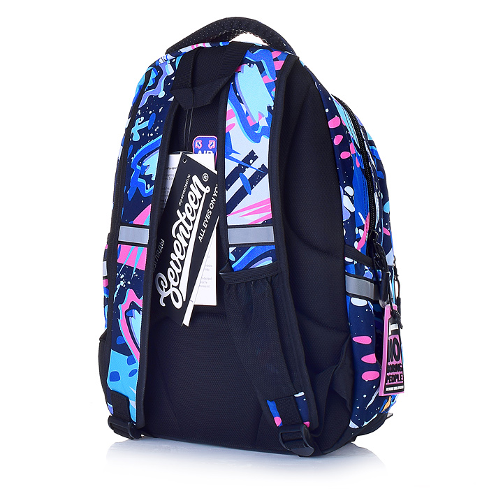 Фото к товару Рюкзак эргоном светящийся 40x30x16 см. Seventeen Молния Рюкзак эргоном светящийся 40x30x16 см. Seventeen Молния