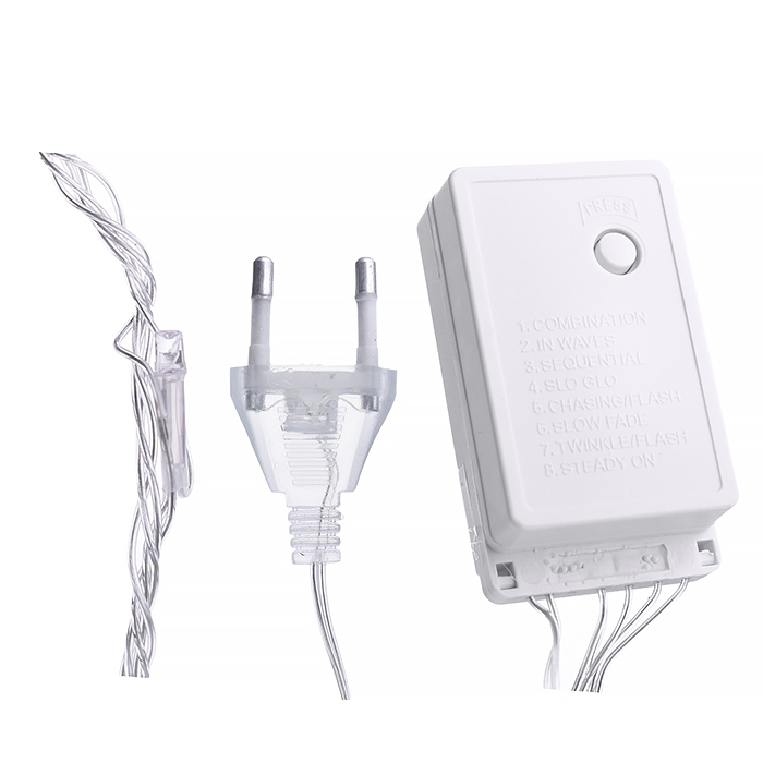 Фото к товару Электрогирлянда "Водопад" S1268-3 1,5*2м., теплый Электрогирлянда "Водопад" S1268-3 1,5*2м., теплый