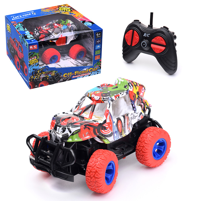 Машина 763 "Граффити" р/у, 27MHz, в коробке Машина 763 "Граффити" р/у, 27MHz, в коробке