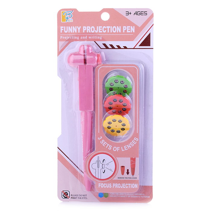 Проектор BY366-4 "Ручка" на батарейках, на листе Проектор BY366-4 "Ручка" на батарейках, на листе