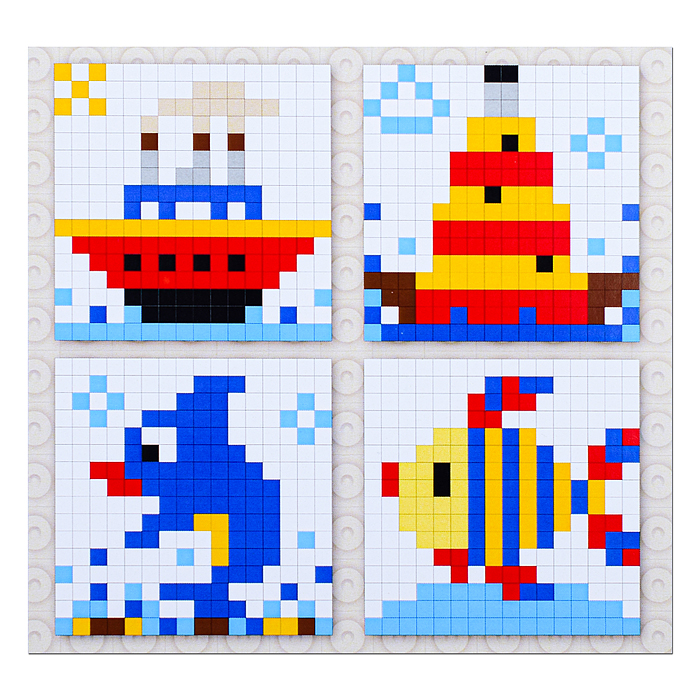 Фото к товару Конструктор "Классик" "Мозаика №13 (водный мир)" (350 элементов) (в пакете) Конструктор "Классик" "Мозаика №13 (водный мир)" (350 элементов) (в пакете)