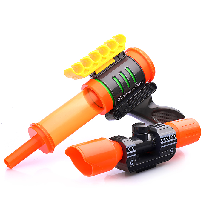 Бластер 0007-37A с мягкими полимерными пулями, в коробке