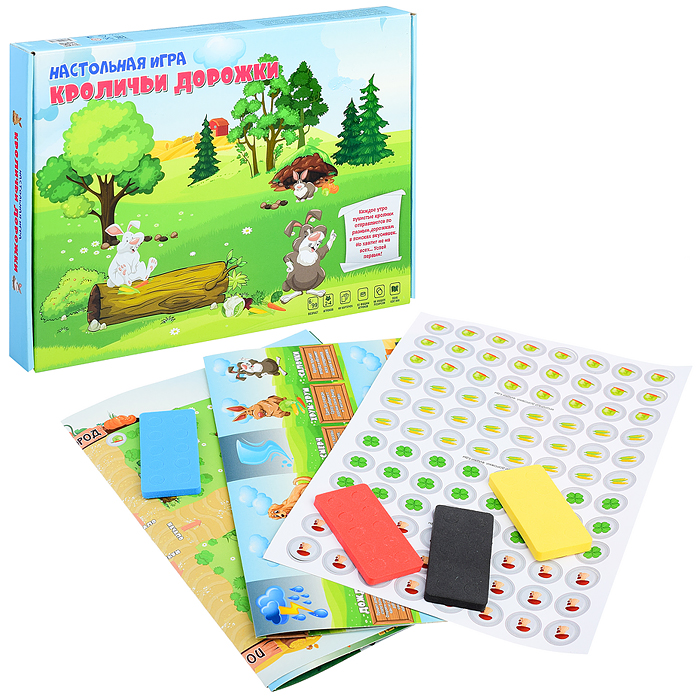 Игра-ходилка "Кроличьи дорожки" Игра-ходилка "Кроличьи дорожки"