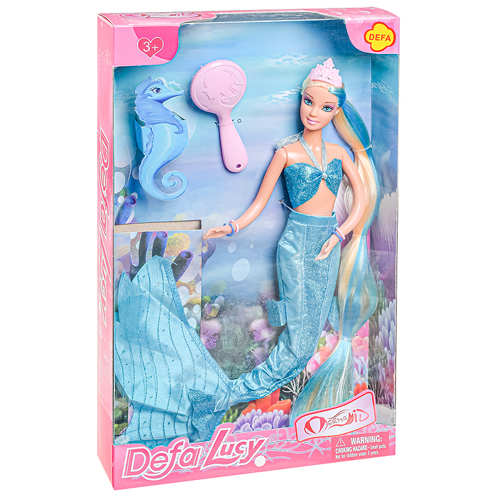 Фото к товару Кукла 8225 "Королева морей" с аксессуарами, в коробке Кукла 8225 "Королева морей" с аксессуарами, в коробке