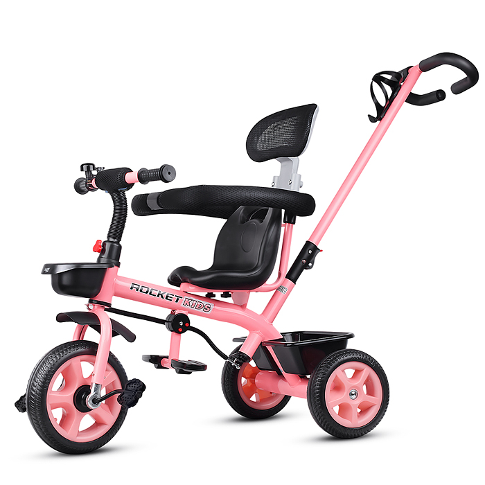 Фото к товару Велосипед 188 3-х колесный, розовый Велосипед 188 3-х колесный, розовый