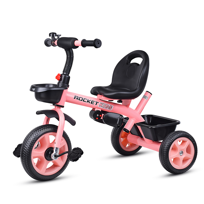 Фото к товару Велосипед 188 3-х колесный, розовый Велосипед 188 3-х колесный, розовый