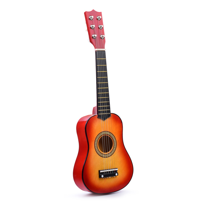 Фото к товару Гитара UT0065 "Играй, Музыкант"деревянная, 6 струн (цвет красный) Гитара UT0065 "Играй, Музыкант"деревянная, 6 струн (цвет красный)