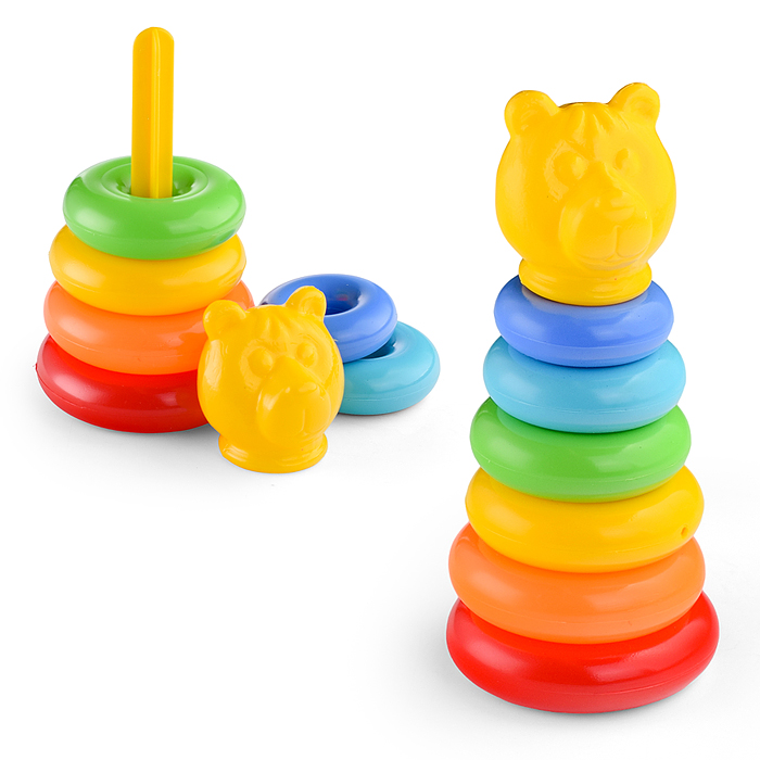 Пирамида зоопарк "Медведь" 22см. Пирамида зоопарк "Медведь" 22см.