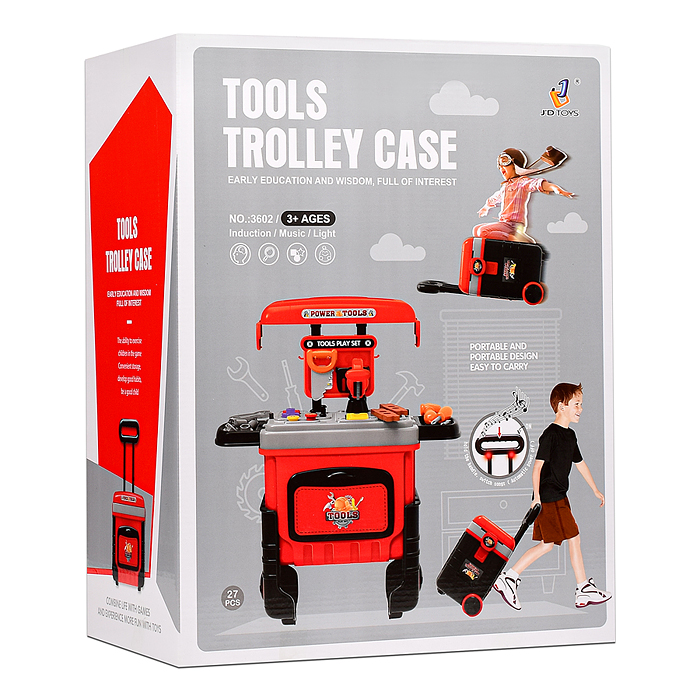 Фото к товару Набор инструментов 3602 в чемодане Набор инструментов 3602 в чемодане